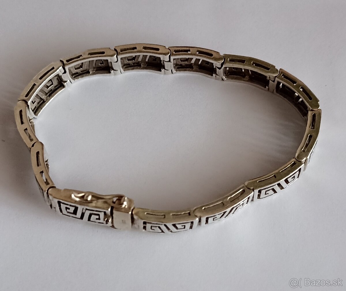 Masívny strieborný náramok