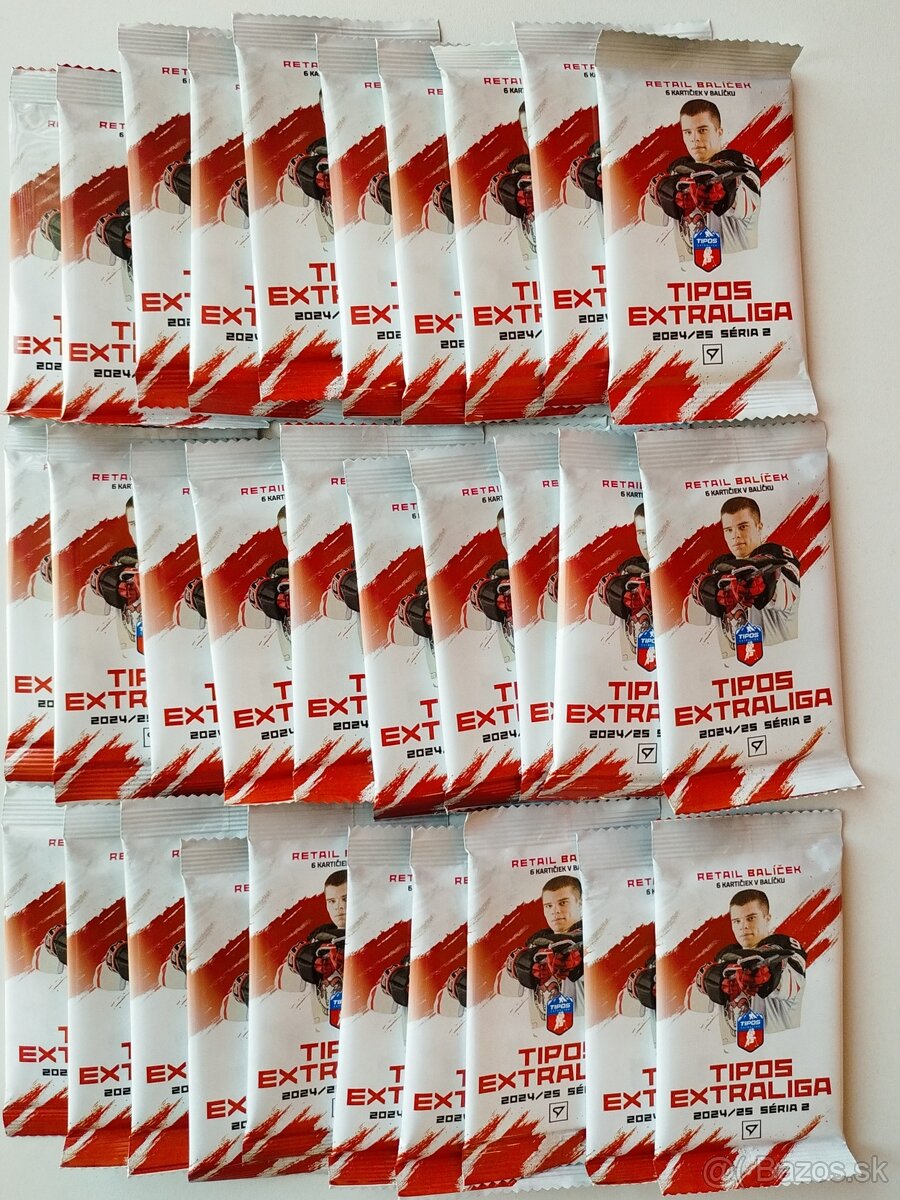 Hokejové kartičky TL 2024/2025 - 2.séria - RETAIL BALÍČKY