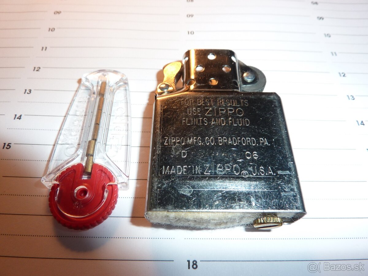 ZIPPO- vnútorná časť+ kamienky