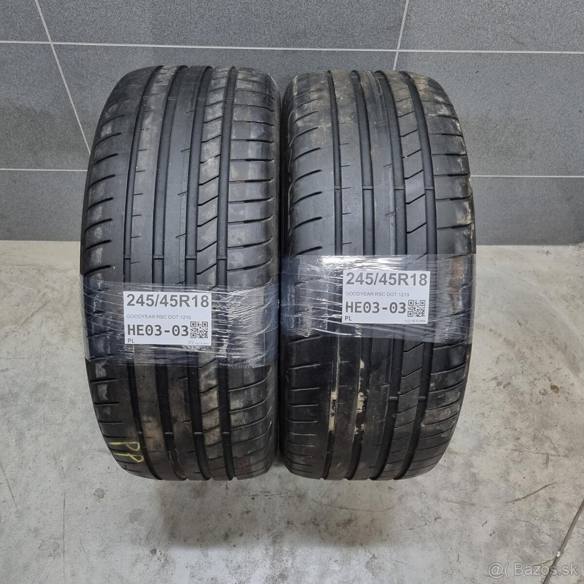 Letné pneumatiky 245/45 R18 GOODYEAR RSC