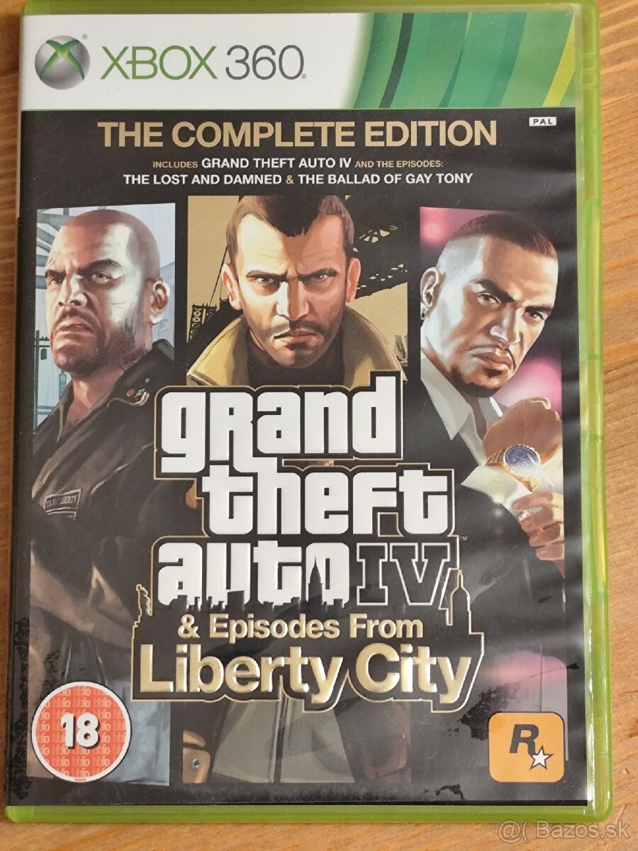 GTA4 + Liberty city Xbox360 (2 hry)