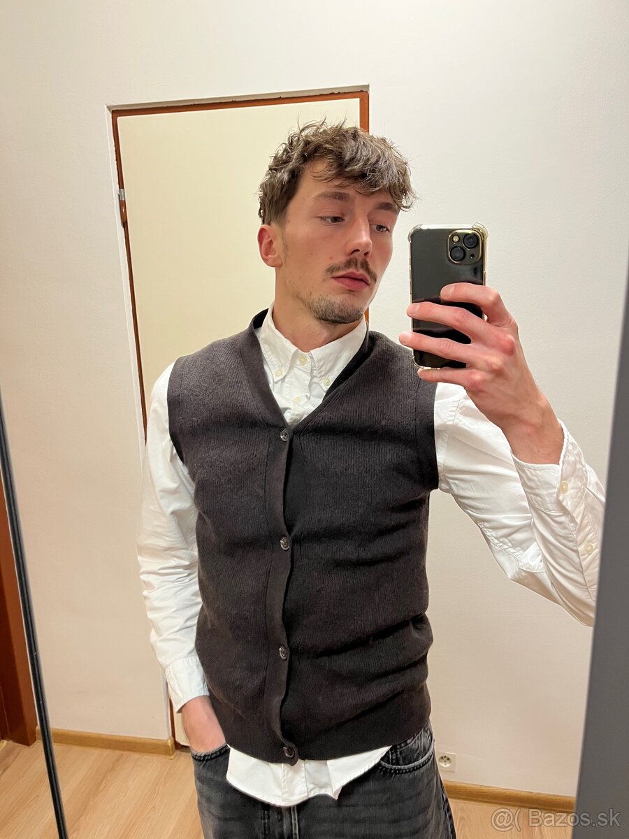 Pánsky sveter vesta Zara veľkosť M