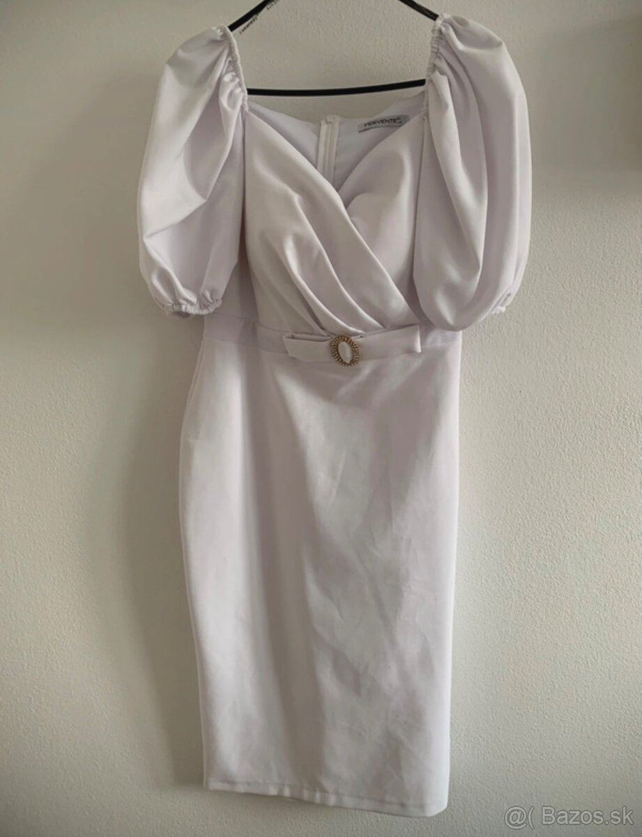 Elegantné spoločenské midi šaty