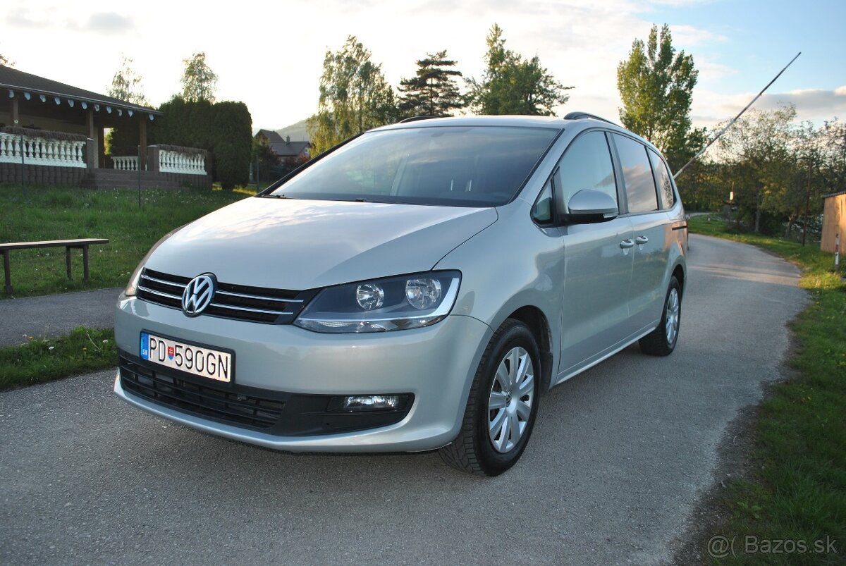 Volkswagen Sharan 2,0 TDI 103kW, 7 miestny