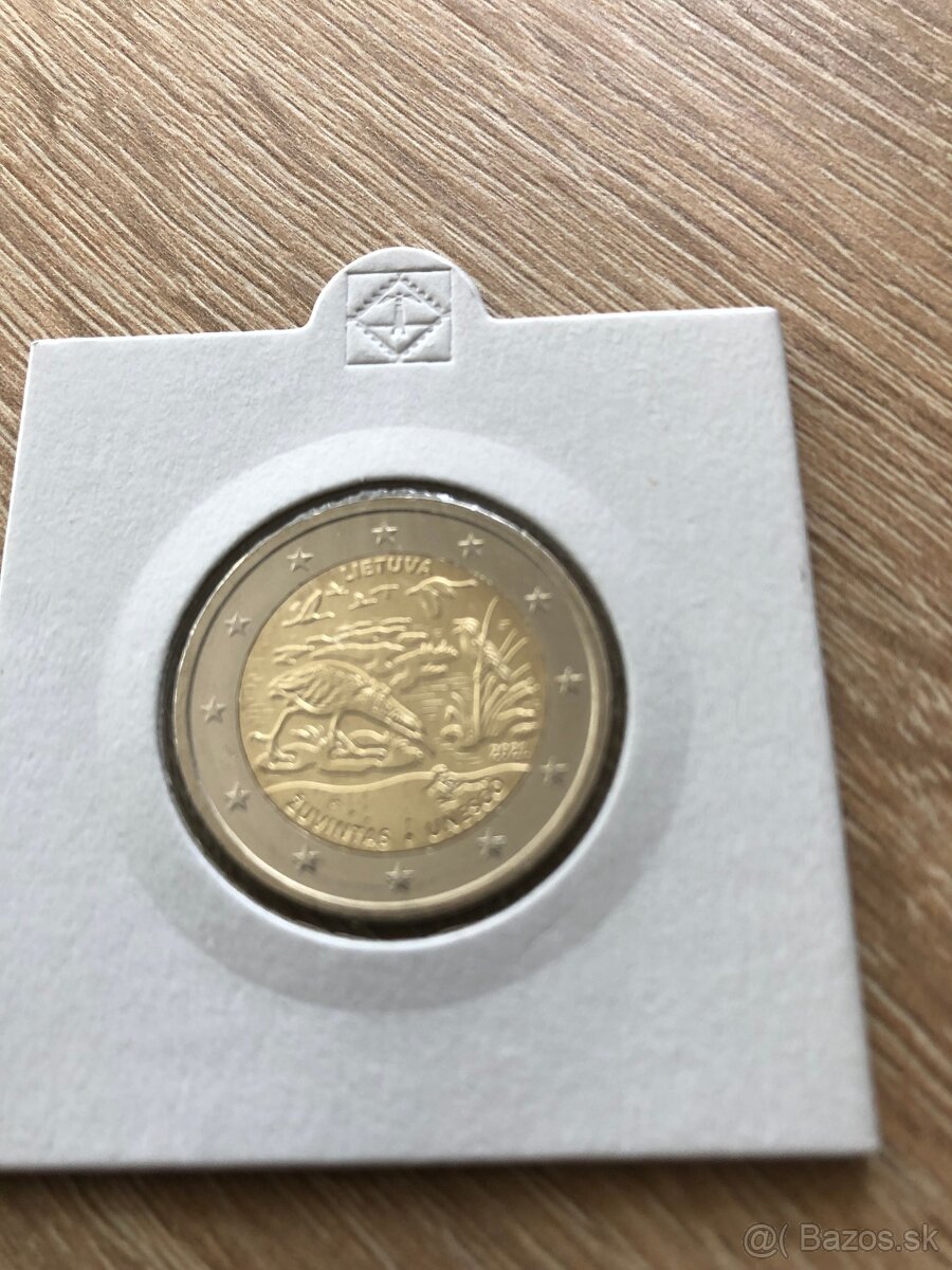 2 kusy mince 2 eurové