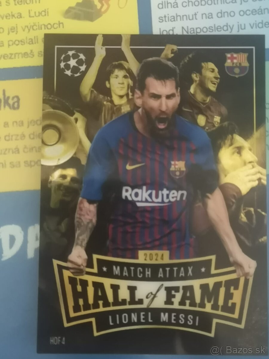 MESSI TRADDING CARD HALL OF FAME