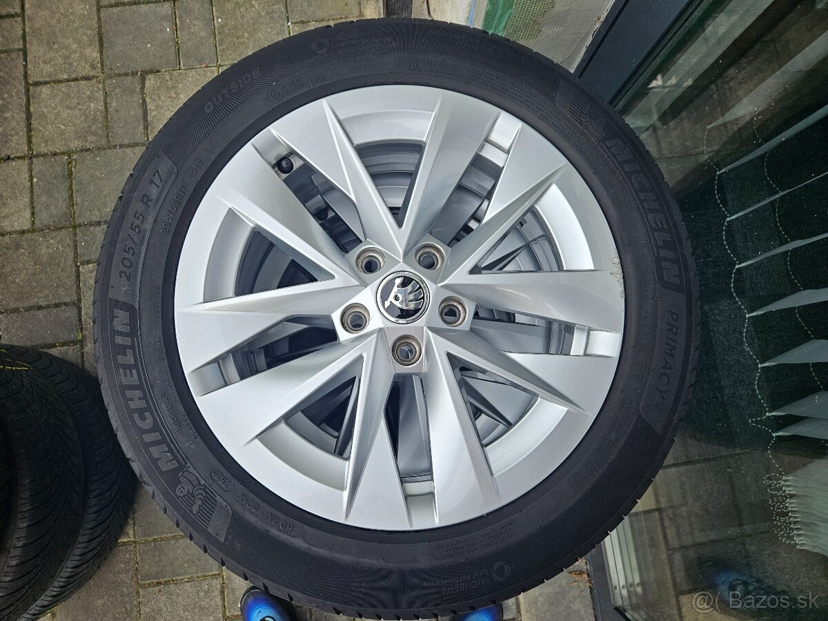 Originál kolesá disk Škoda Rotare 7J x 17“ ET 46 5x112
