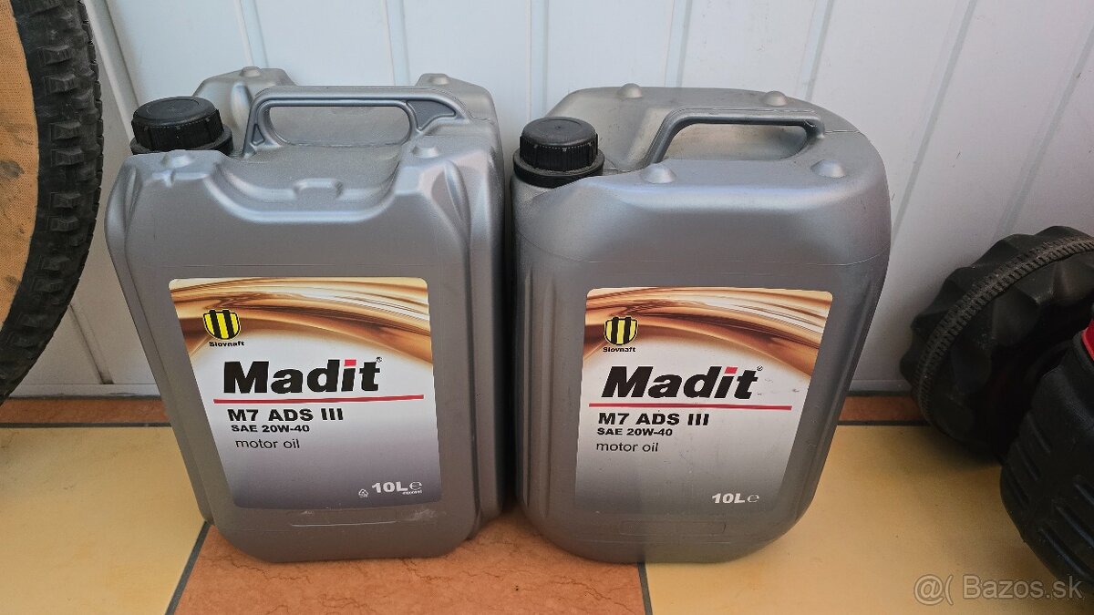 Predám 20L oleja Madit M7 ADS III 20W-40