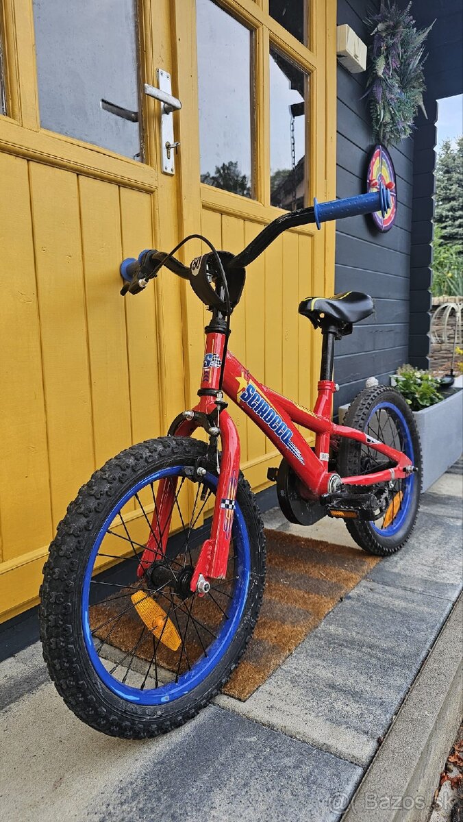 Detsky bicykel 16 palcove kolesa