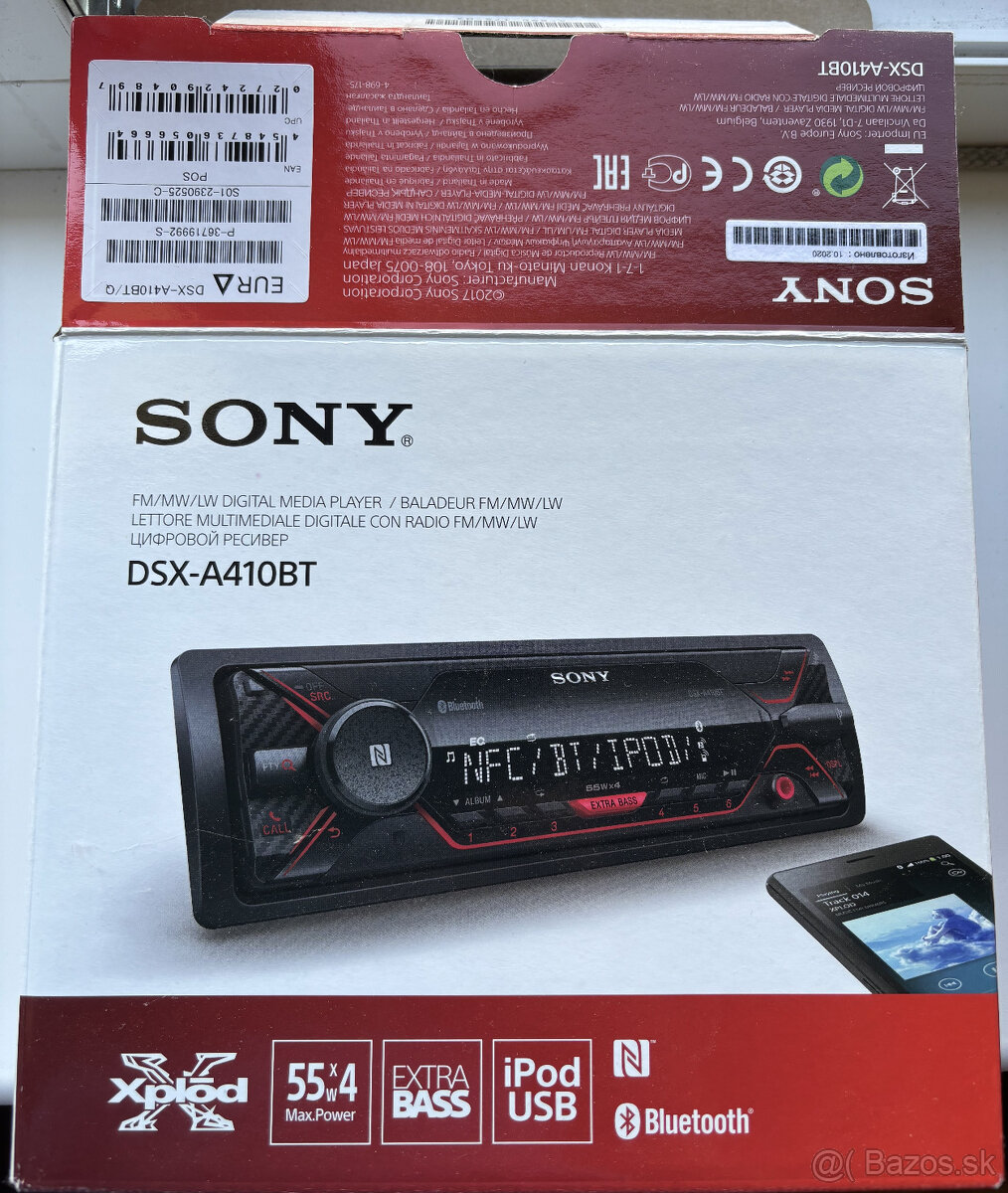 Autorádio - Sony DSX-A410BT