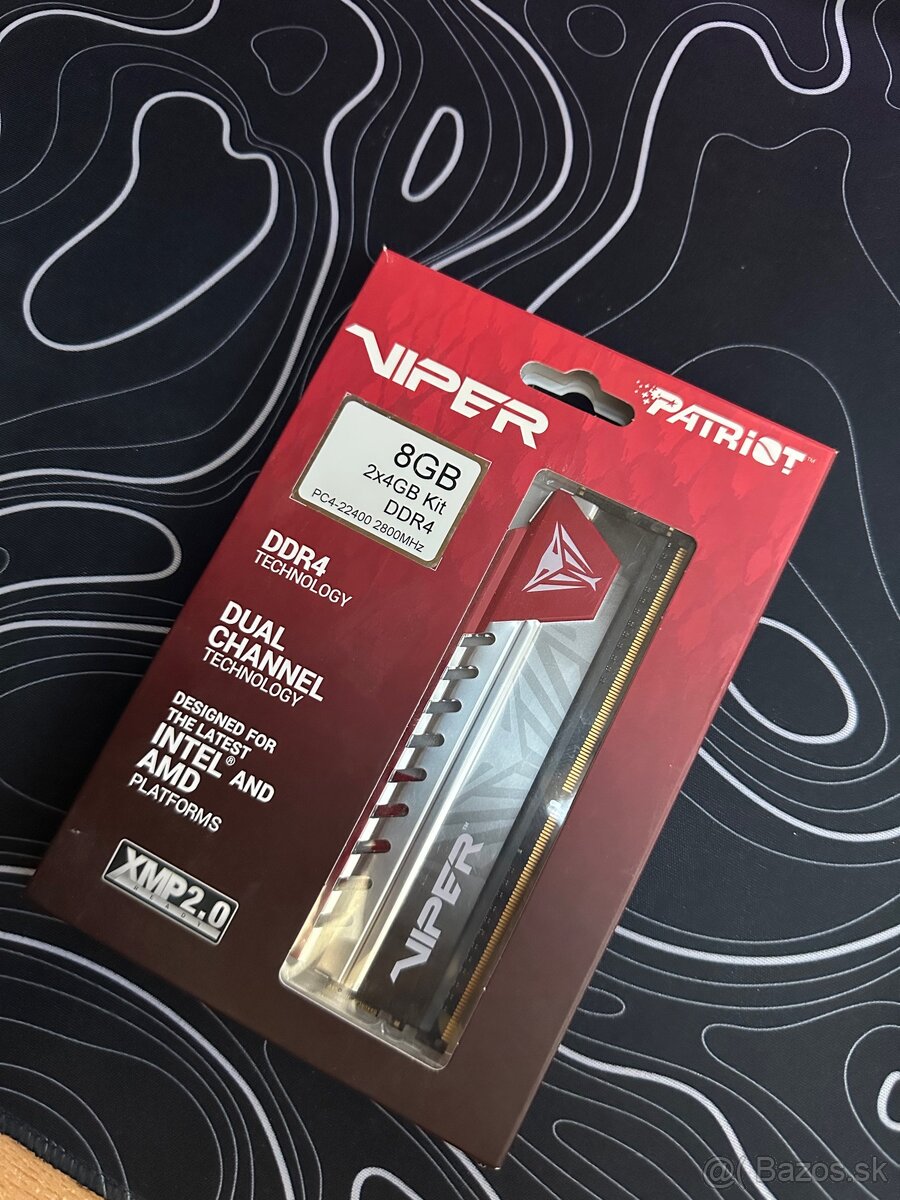 Patriot Viper 8GB (2×4GB) DDR4 RAM 2800MHz KIT
