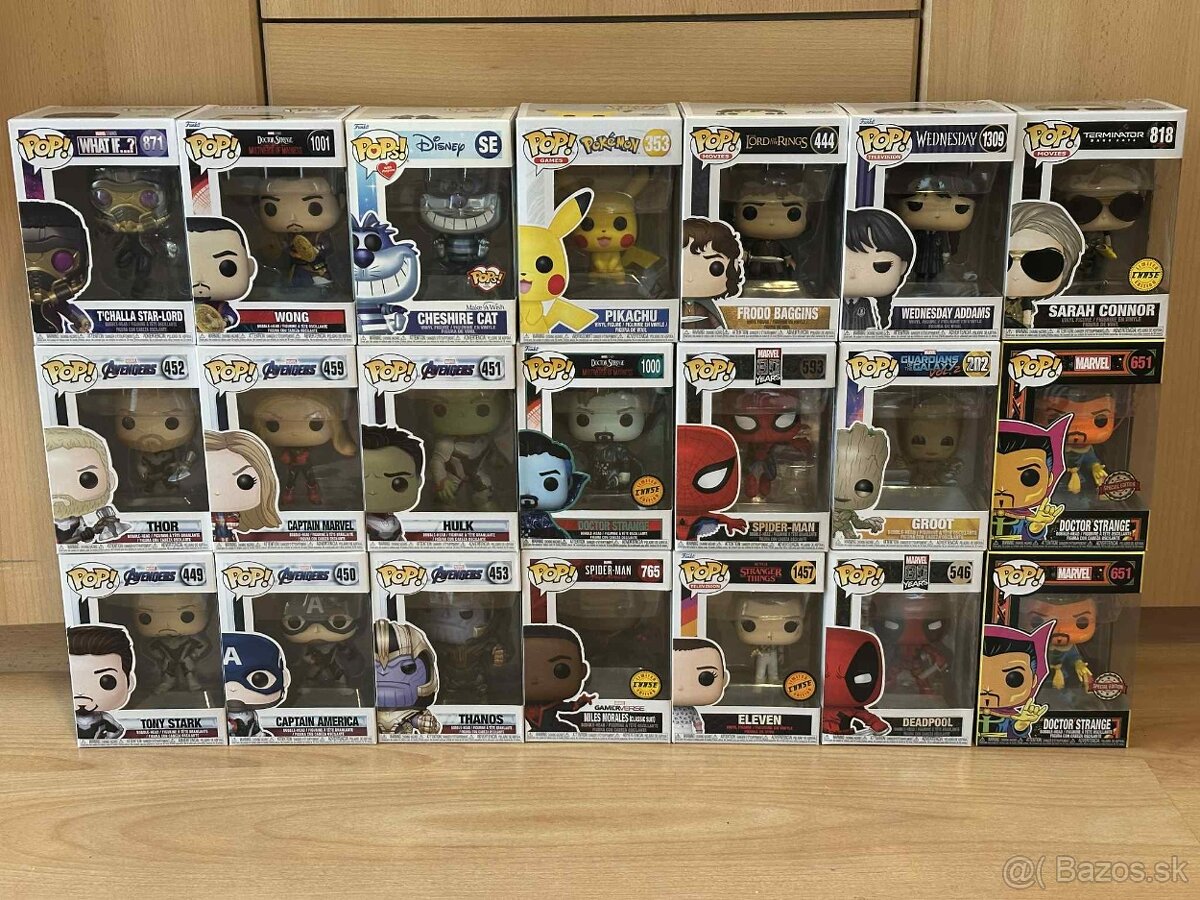 Funko Pop originál rôzne