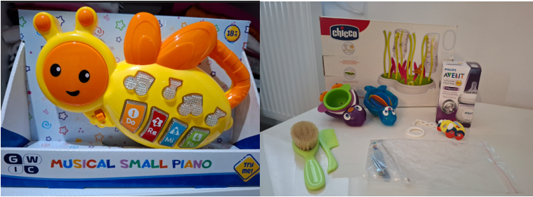 Nova Avent flasa, Nova hracia vcielka, odkvapkavac a ine