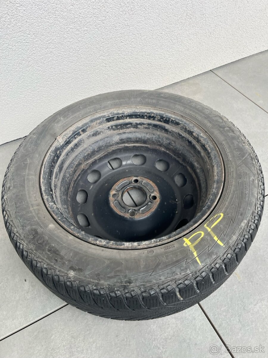 Použitá zimná pneumatika na diskoch 15R