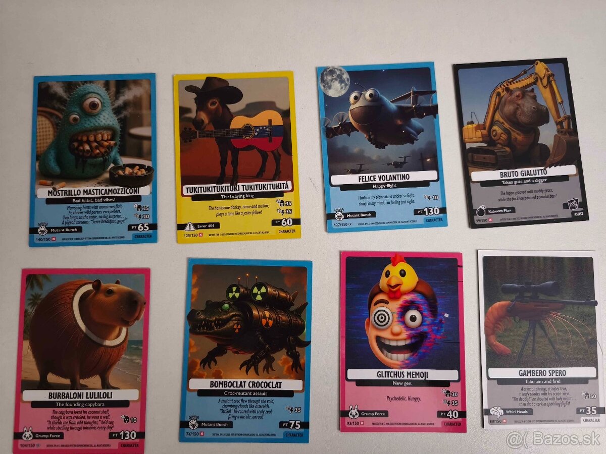 Karty Italian Brainrot - výmena/predaj