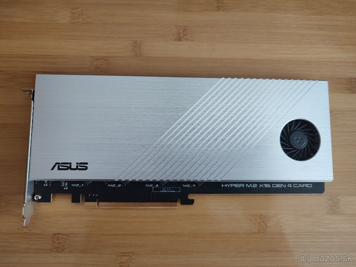 ASUS HYPER M.2 ×16 Gen 4 Card + 4x4TB NVME
