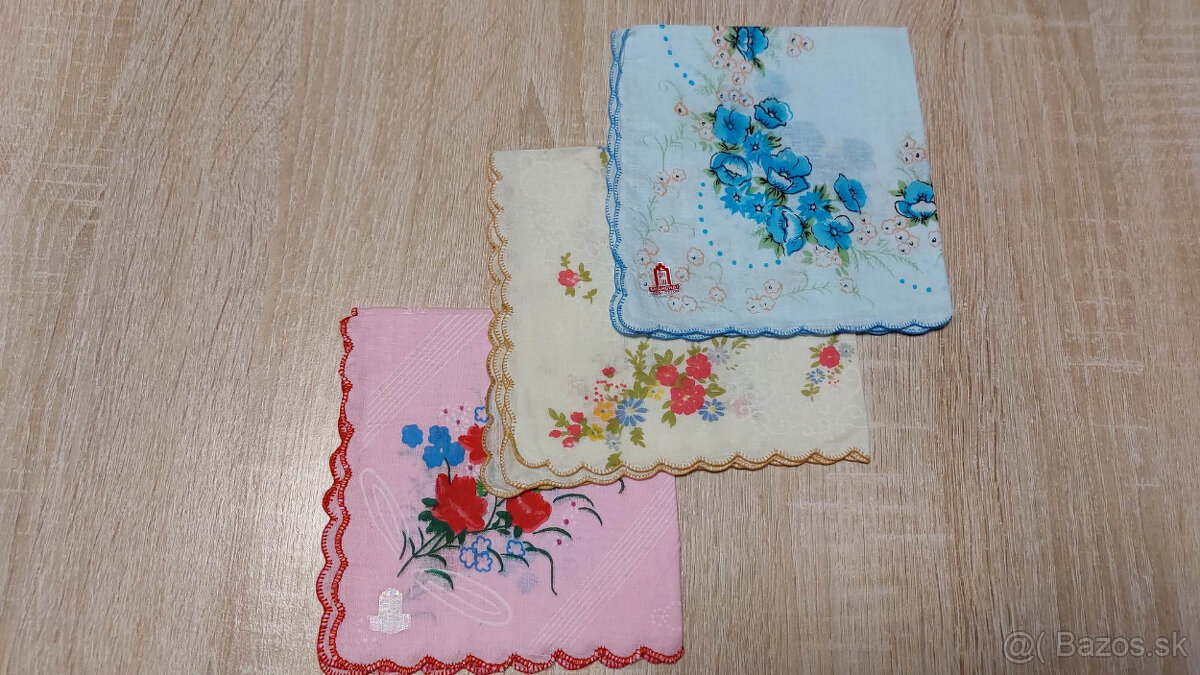 Retro kapesníky 10ks