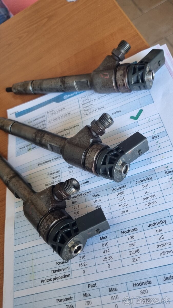 Vstrekovacie trysky Mercedes 2.2 CDI