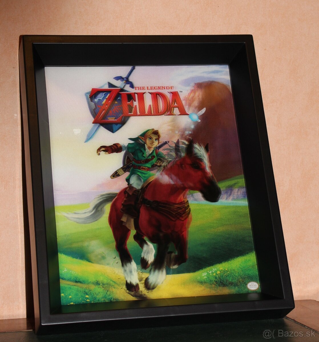 Legend of ZELDA 3D Lenticular Frame Nintendo / Limited Editi