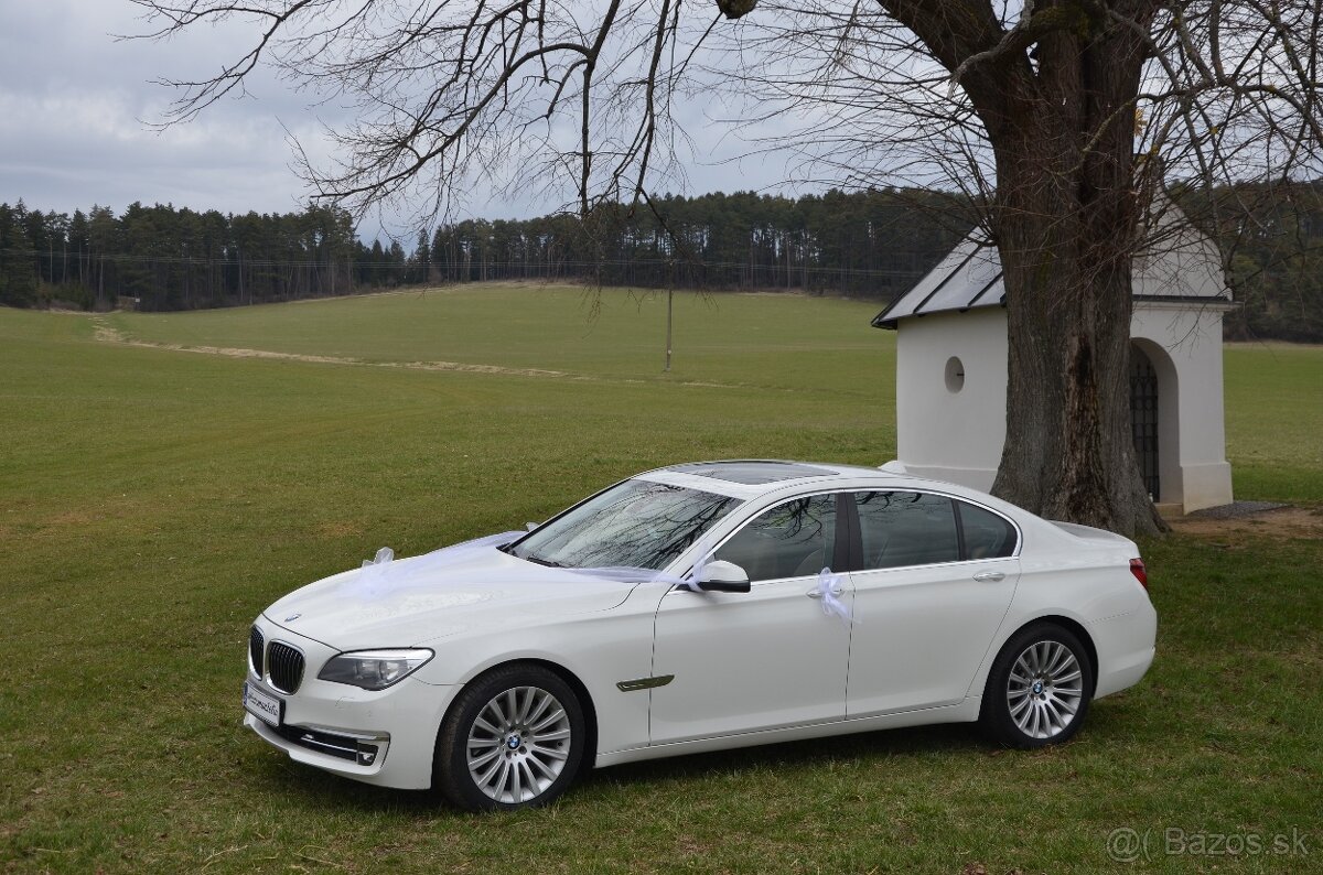 AUTO NA SVADBU, SVADOBNÉ AUTO, prenajom ,BMW 730 d