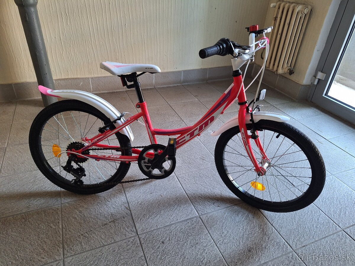 Predám detský bicykel 20kola Ctm ružový