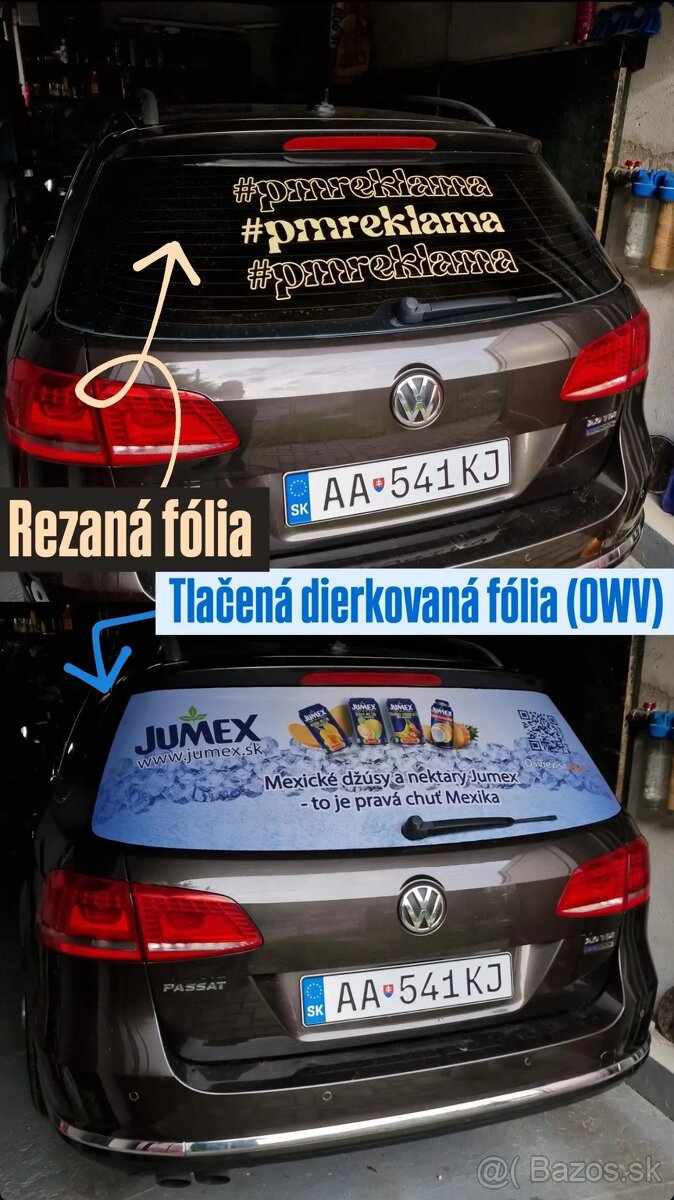 PONUKA REKLAMNEJ PLOCHY NA SKLO