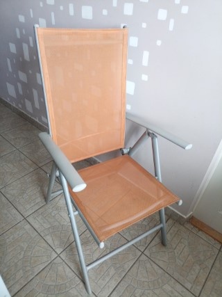 Záhradné polohovateľné kreslo