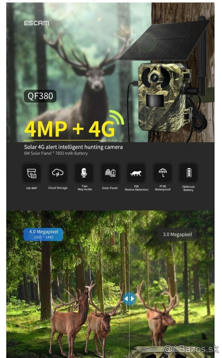FOTOPASCA ESCAM QF 380 4g1440P 16MP