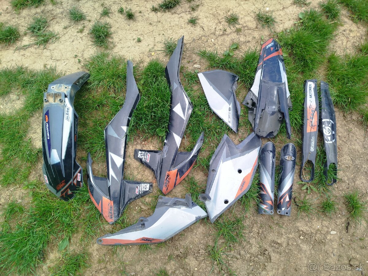 Sada plastov KTM EXC 17 - 19