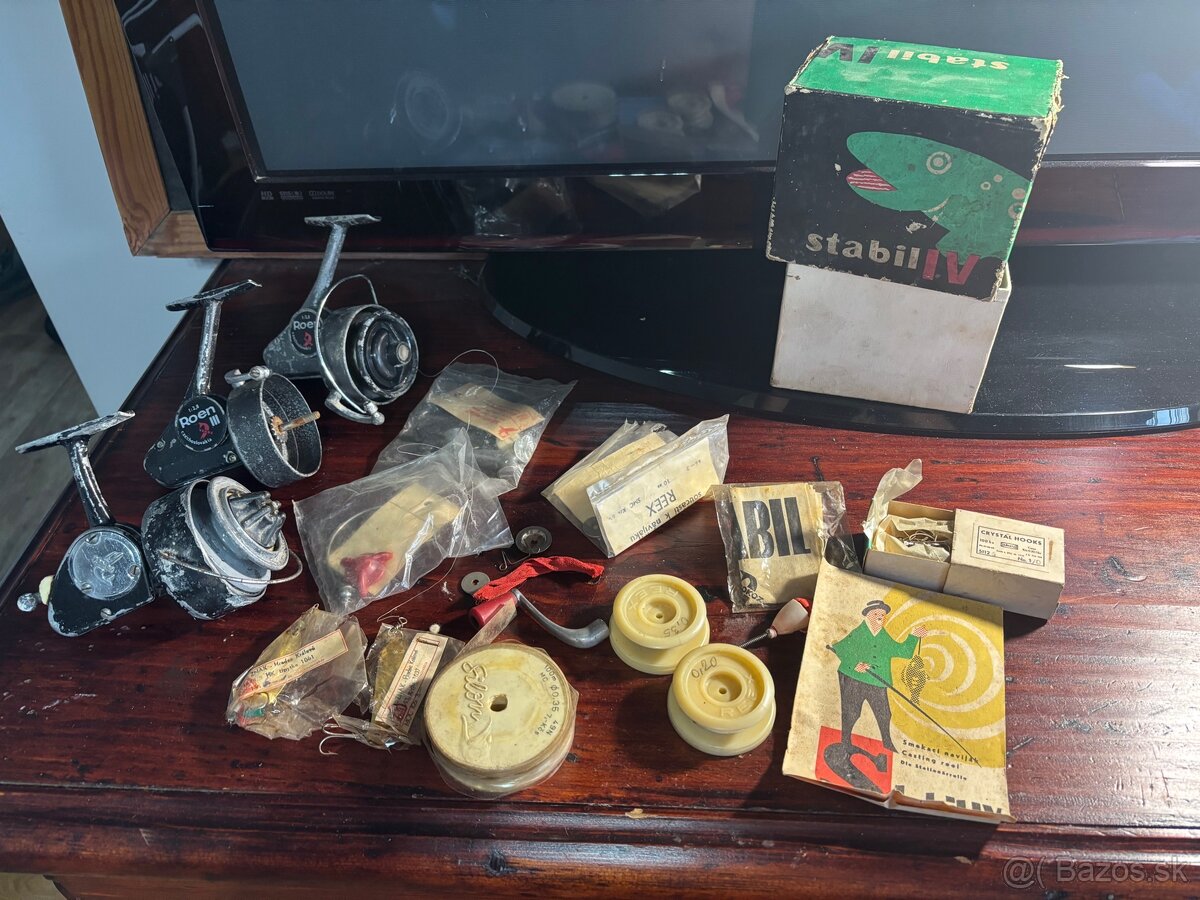 Staré retro rybárske veci