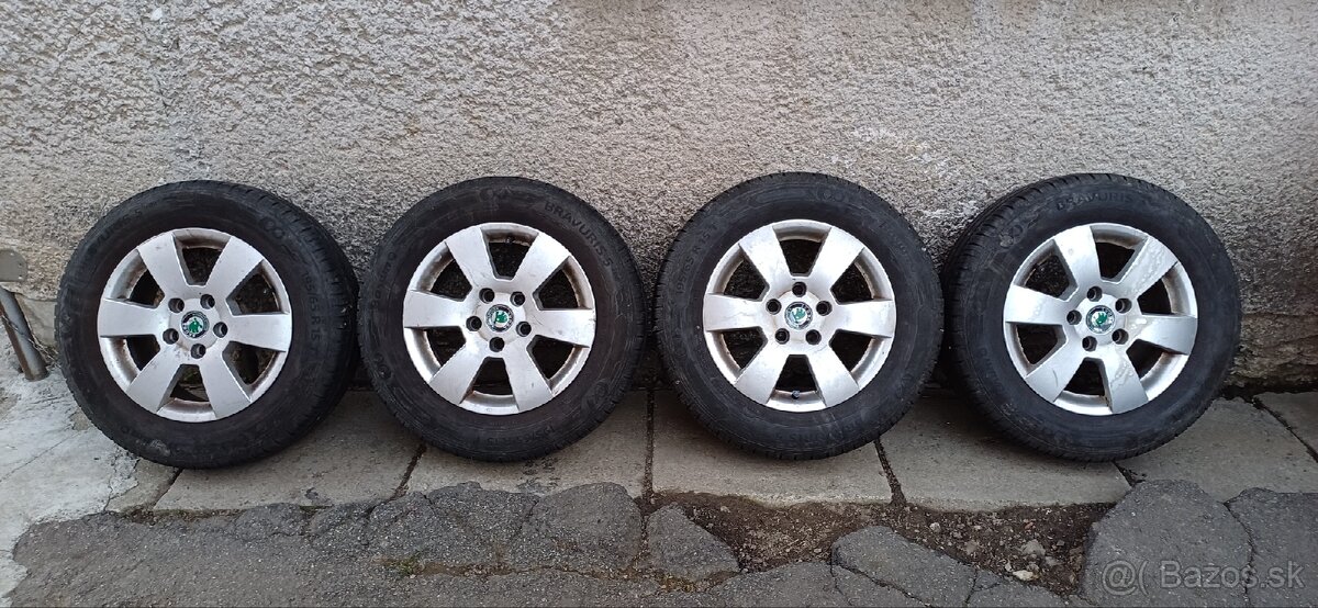 ALU DISKY ŠKODA 195/65 R15, 5x100