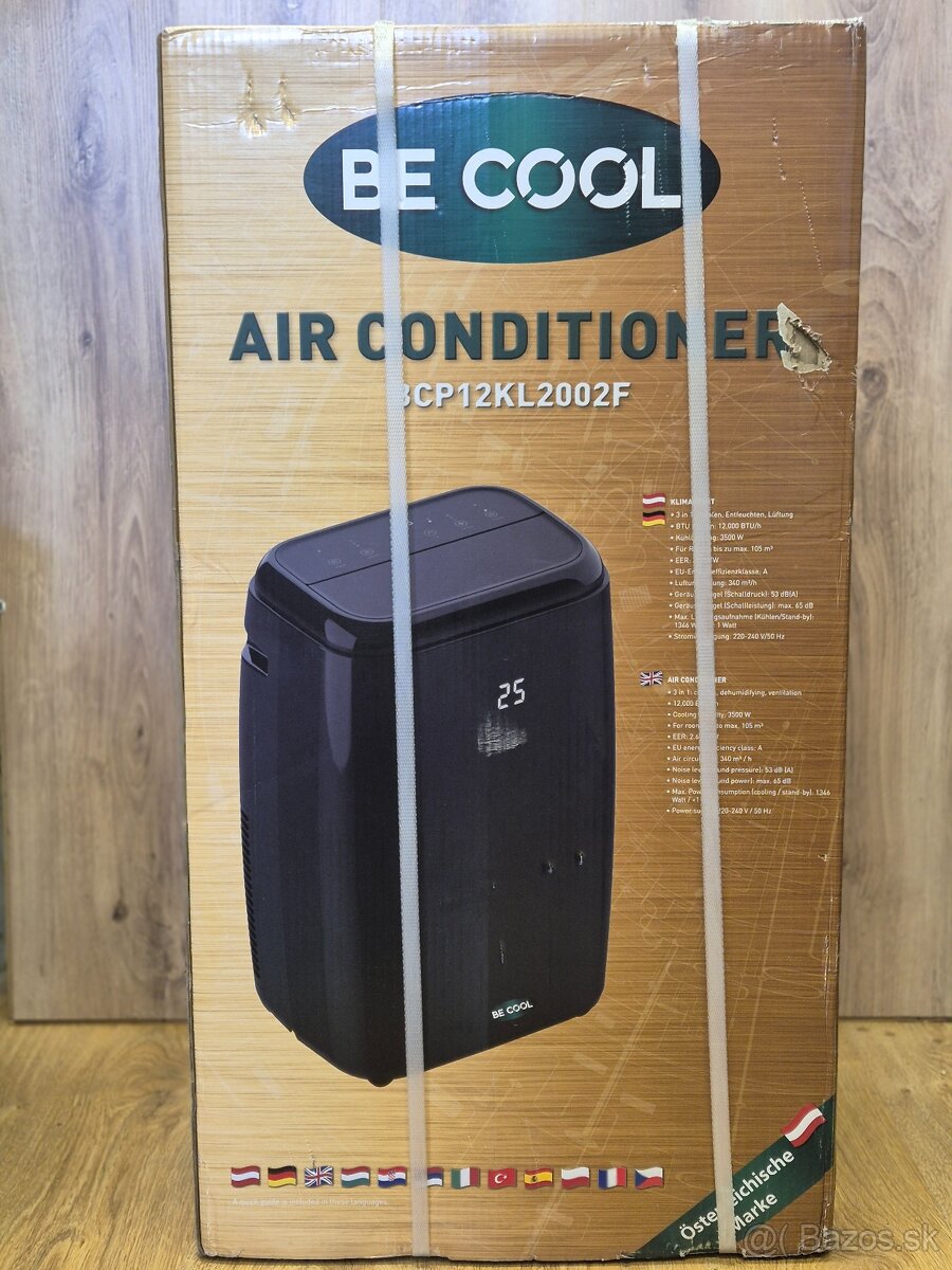 Mobilná klimatizácia BECOOL BCP12KL2002F 12000 BTU - NOVÁ
