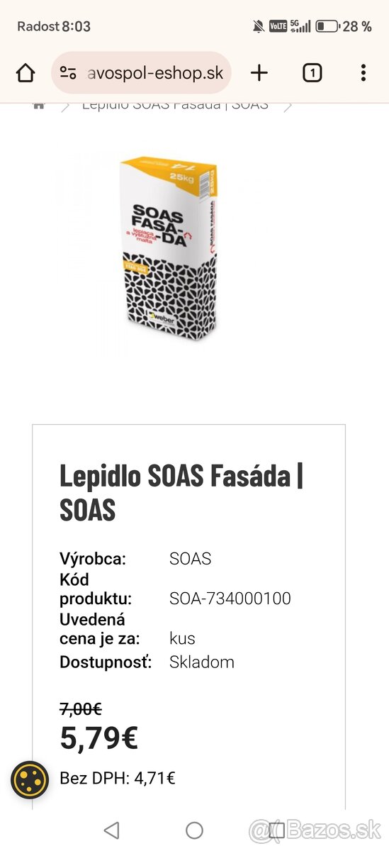 Soas lepidlo