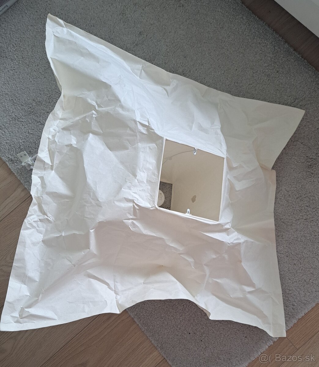 Papierova lampa ikea