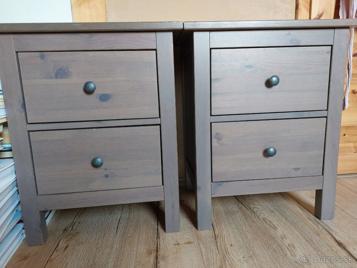 Komoda a nočné stolíky Hemnes