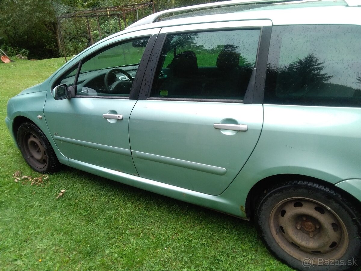 Peugeot 307 sw dvere ľavé predné zadne