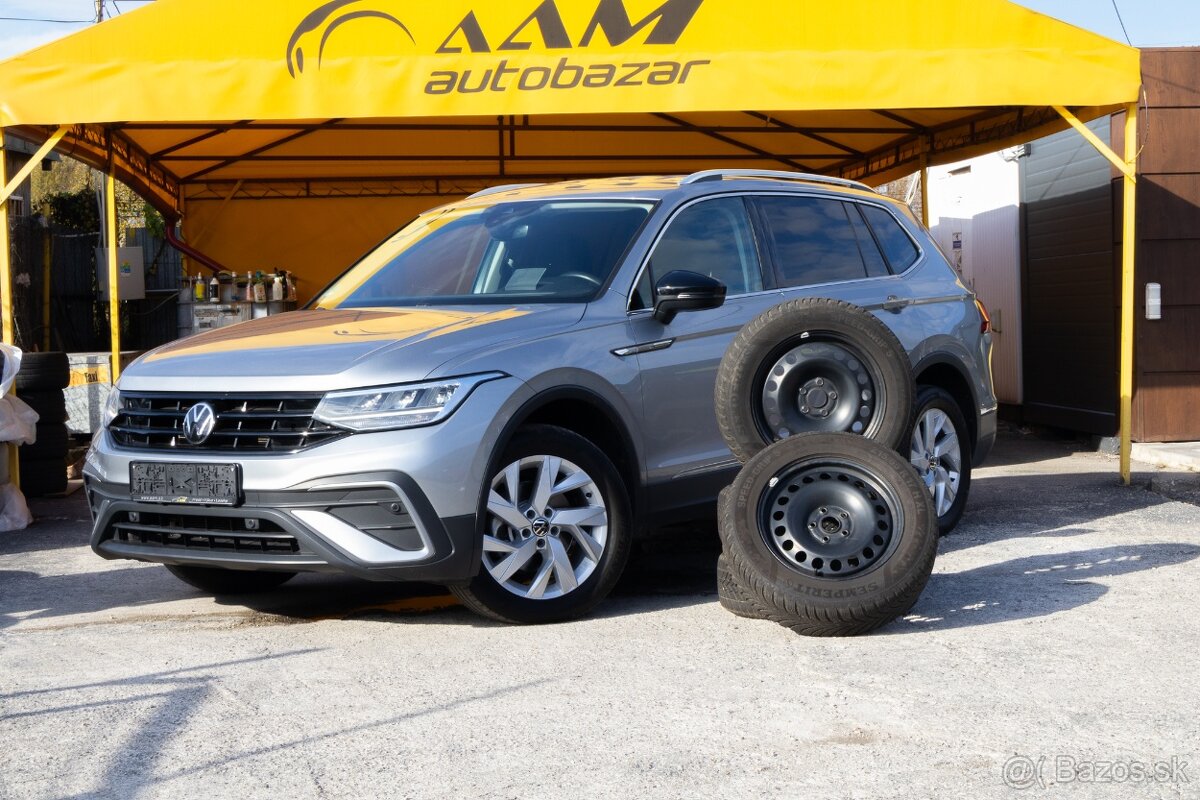 VW Tiguan 2022 Allspace 2.0 TDI EVO SCR Life DSG -NEBÚRANÉ