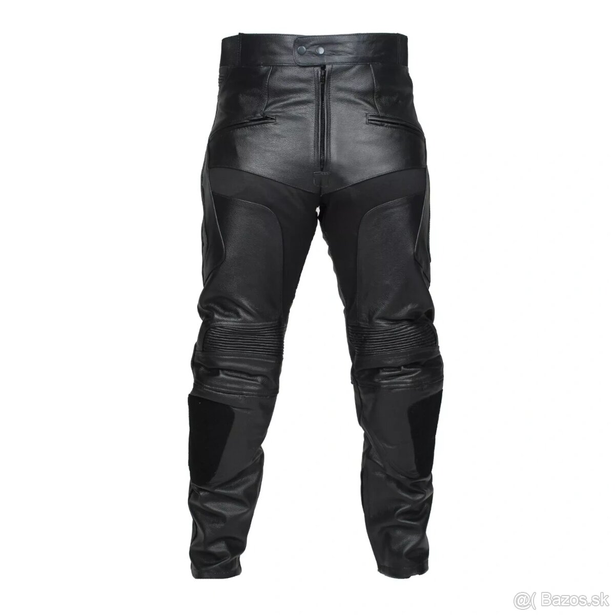 Moto Pánske Nohavice S Chraničmi Kožené Nové