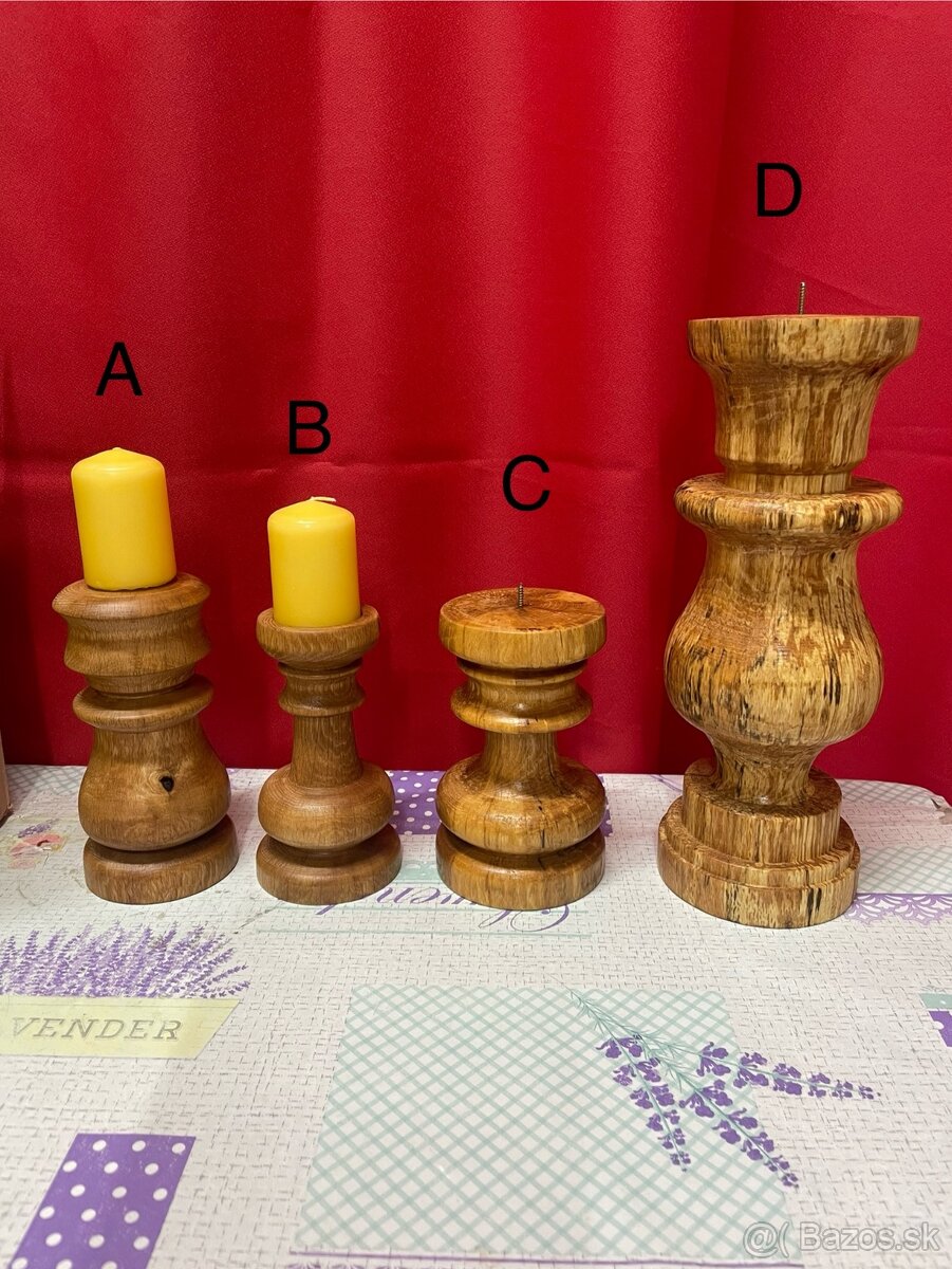 Drevené svietniky