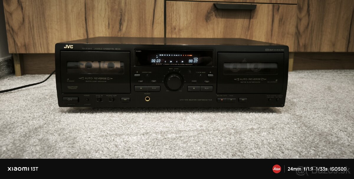 Kazetový deck (dvojitý) - JVC TD-W254