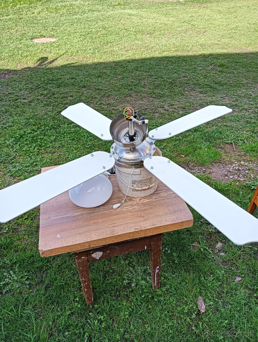 Lampa s ventilátorom