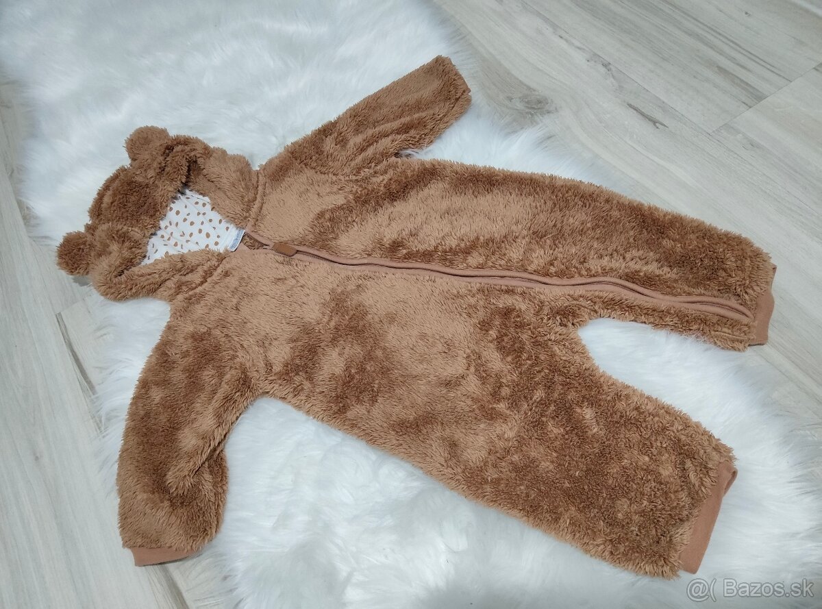 TEDDI overal pre bábätko 80 🐻🤎