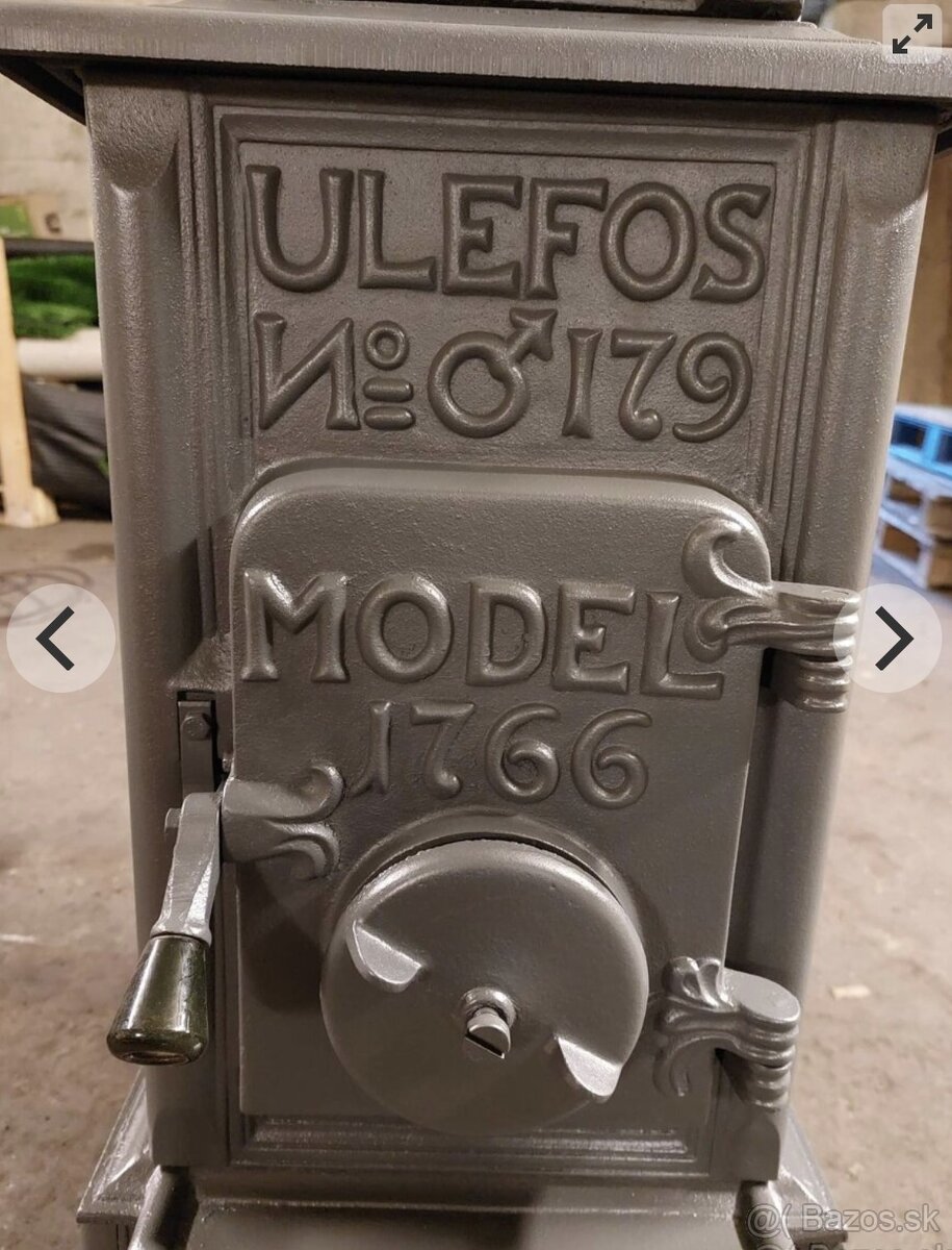 Liatinové kachle ULEFOS model 1766