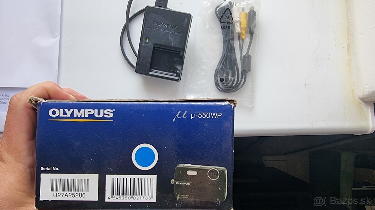 Nabíjačka na fotoaparát Olympus u-550WP a iné
