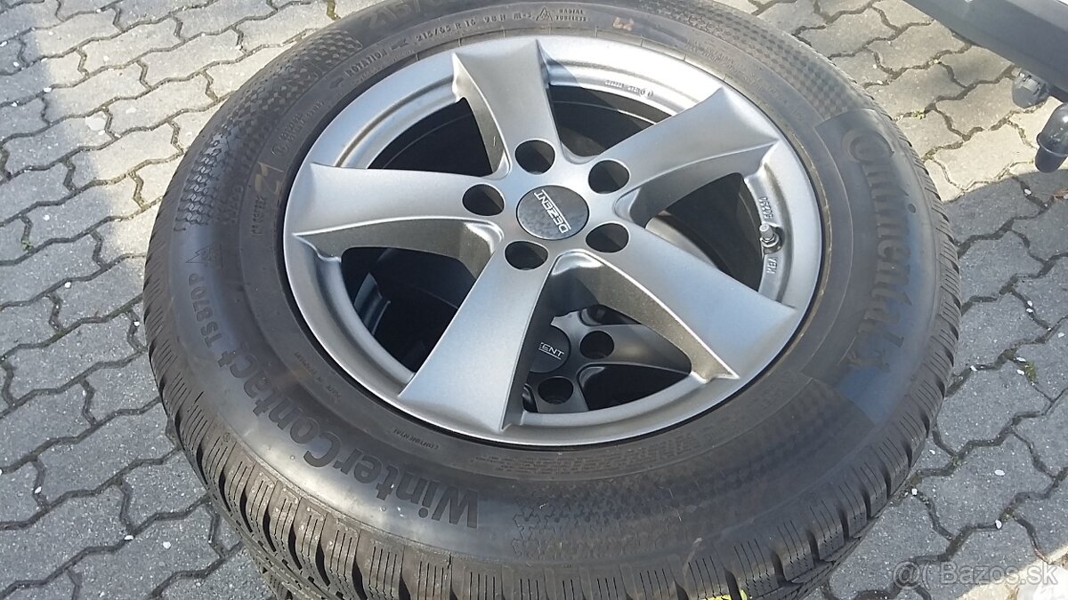 215/65R16 M+S na Hliníkových diskoch
