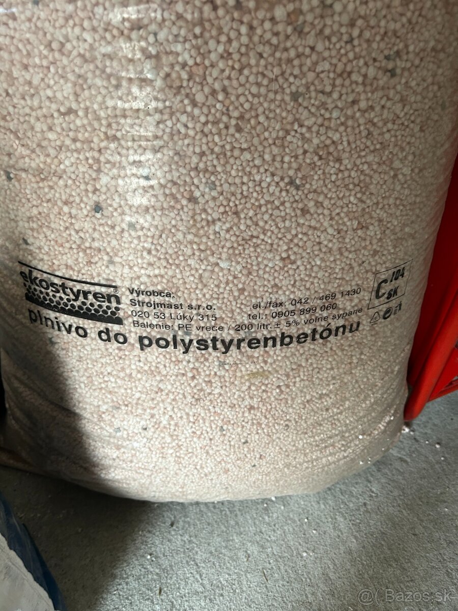 Predám plnivo do polystyrénbetónu