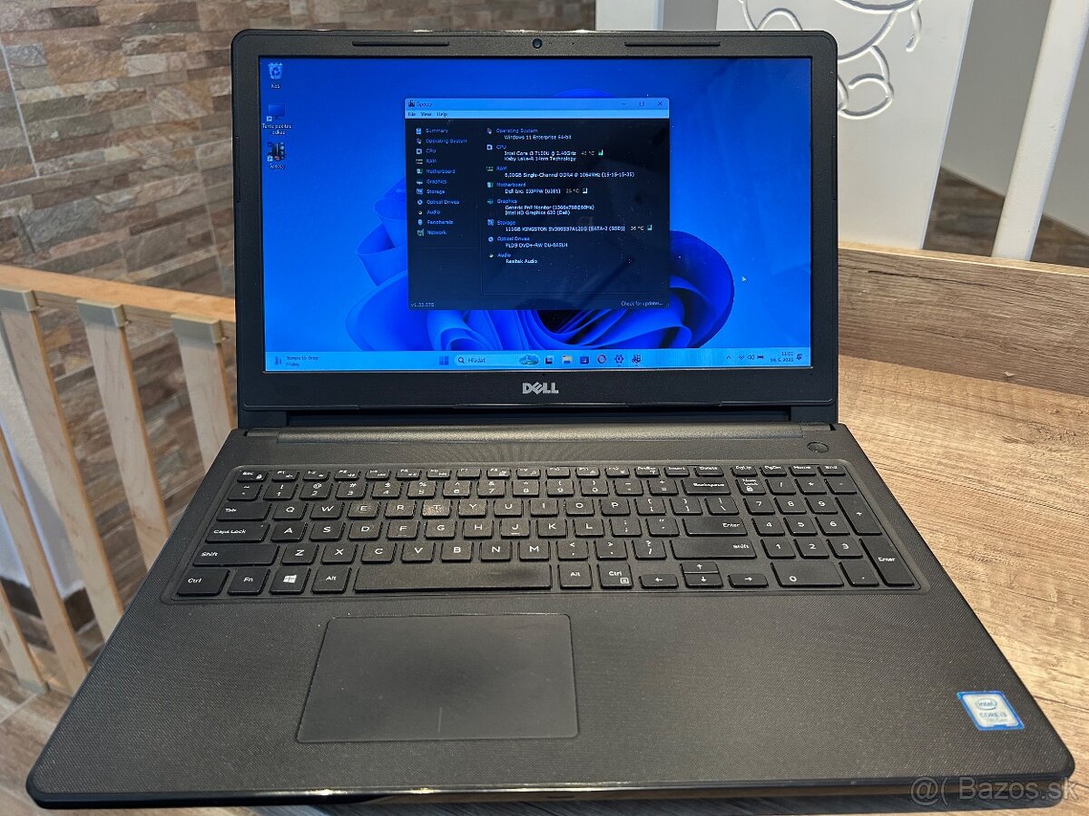 Dell Inspiron 15-15,6"HD Touch,Intel i3-7100,8gb,128gb SSD