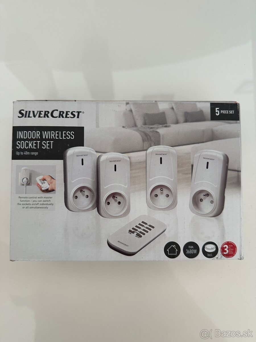 NOVÁ SADA INTERIÉROVÝCH ZÁSUVIEK SILVER CREST S DIAĽKOVÝM OV