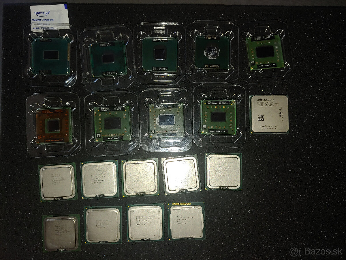 Procesory pre AMD S1,Intel P a LGA775