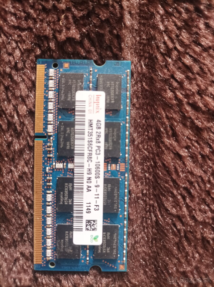 Predám pamät RAM DDR3 4gb